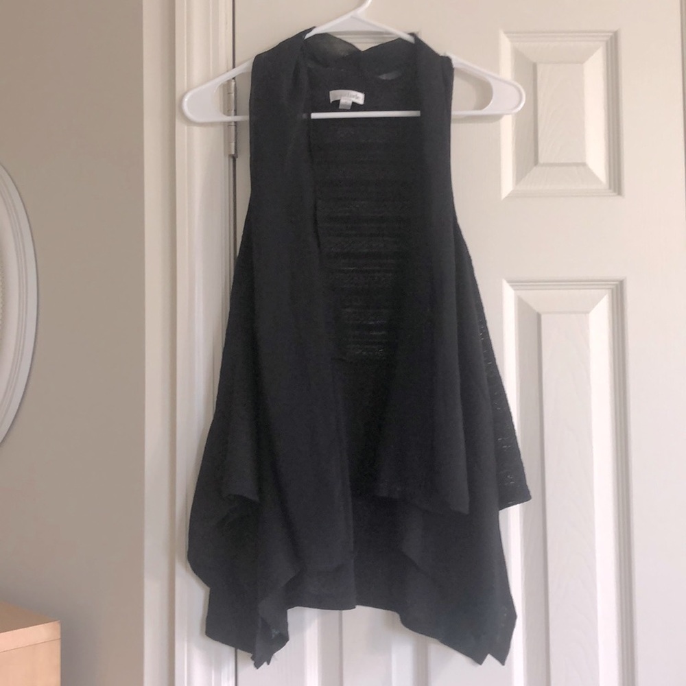 Black cardigan
